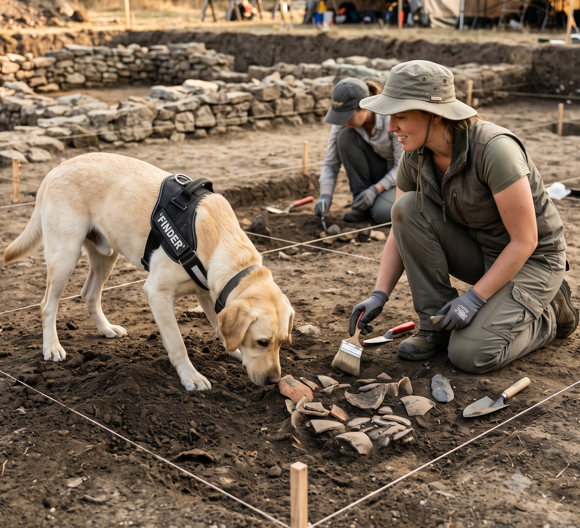 Dogs in Archaeology: How Our Four Legged Friends Are Helping Uncover History