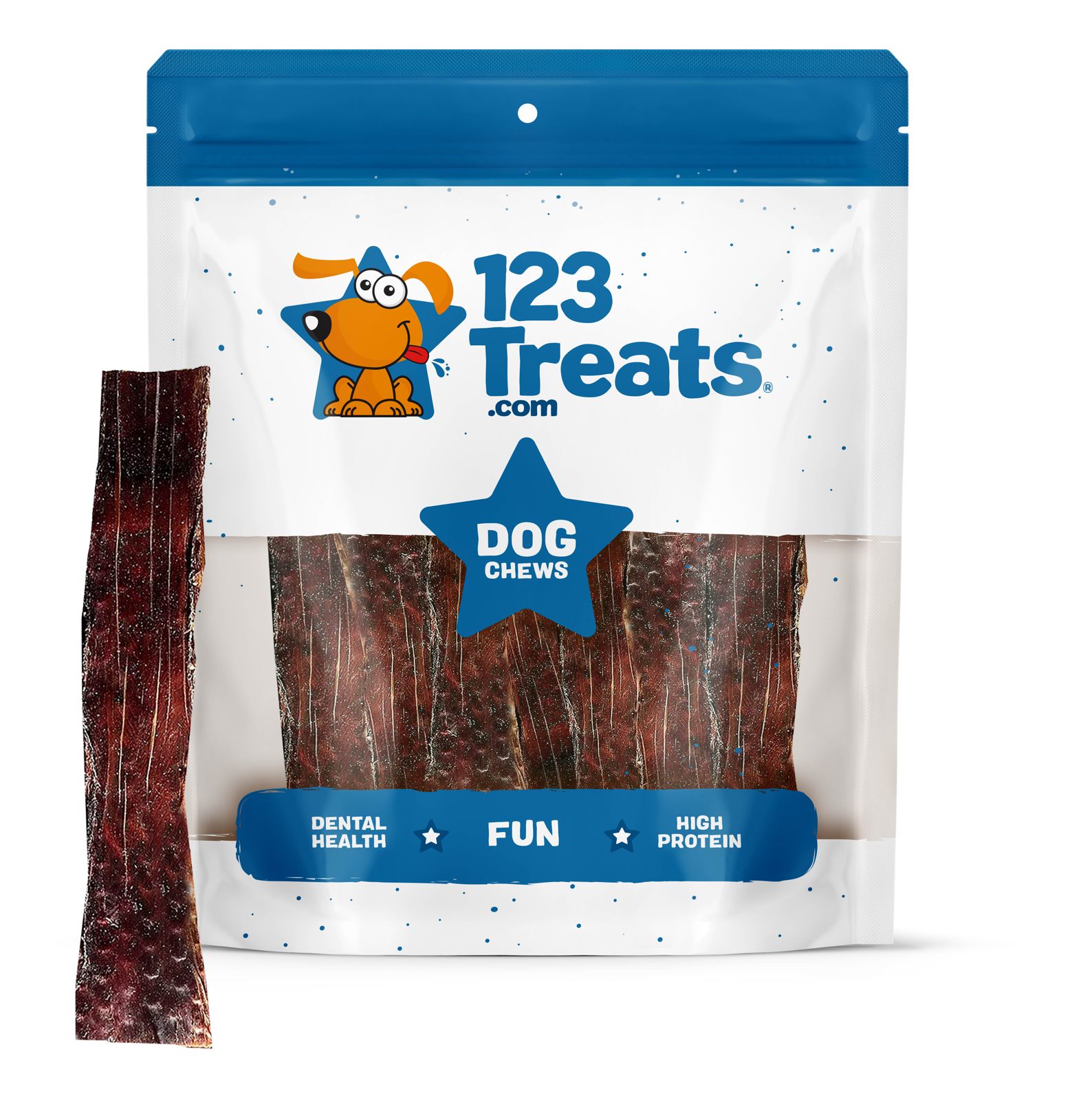 Beef Gullet Chews for Dogs (10-12 inches - 20 Count) All Natural Beef Treats