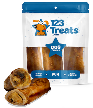 Bone Marrow Chew Bones for Dogs – 5–6 Inches (6 Count) | 123 Treats