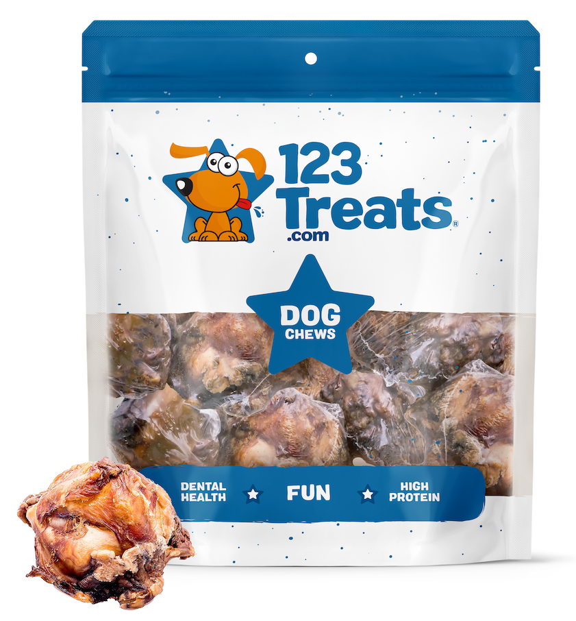 Beef Knee Cap Bone Chews for Dogs - Made in USA