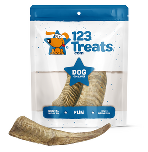 Dried Goat Horns Chews Medium or Large - 2 count