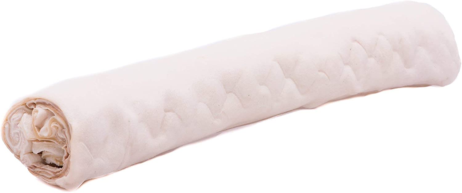 9 - 10 inches Rawhide Rolls dog chews (6, 24, or 36 Count) - 100% Natural Beef Hide Chews