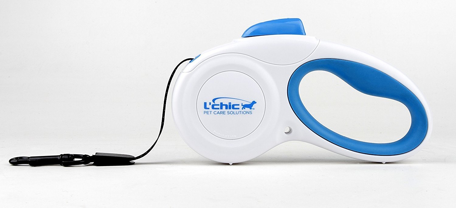 Small Cozy grip 10 feet Retractable Dog Leash - up to 22lb with Longer Grip handle