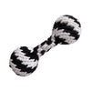 Super Scooch Braided Rope Squeaker Dumbbell Dog Toy