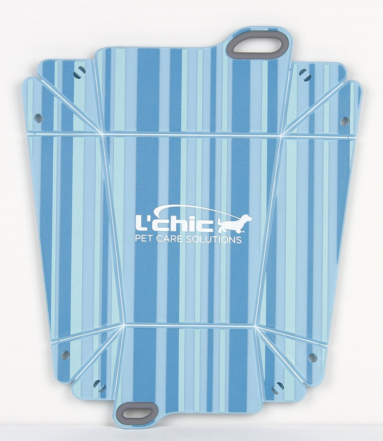 Travel Collapsible Water and Food Bowl for pets - Blue