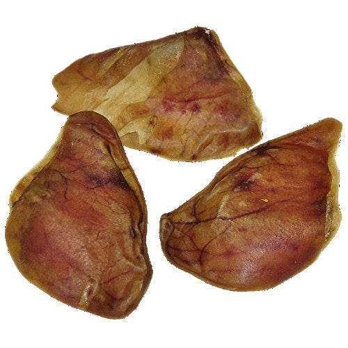 PIG EARS for Dogs Large or Whole sizes - 100% Natural Pork Ears Full of Protein for Your Pet By 123 Treats