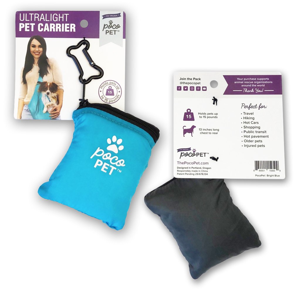 Ultra light pet carrier 2.5 ounces | Foldable pet carrier holds up to 15 Pounds