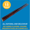 Beef Sticks for dogs 12" (15 Count) 100% Natural Esophagus Gullet Chews - Healthy Meat Jerky