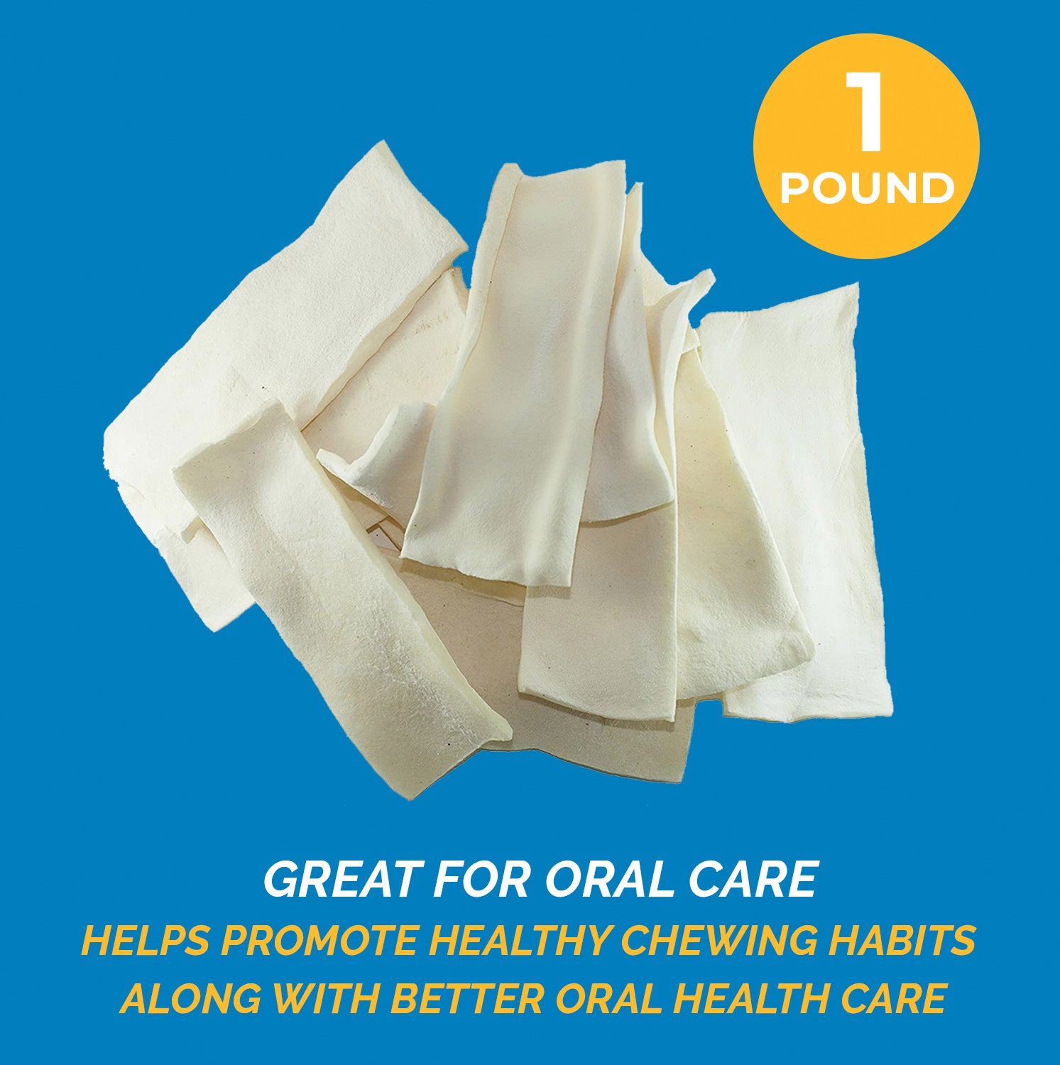 Natural Dog Chew Treats - Rawhide Chips From Grass-Fed Beef