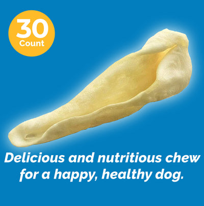 Lamb Ears for dogs (10 and 30 Count) 100% Lamb chews by 123 Treats