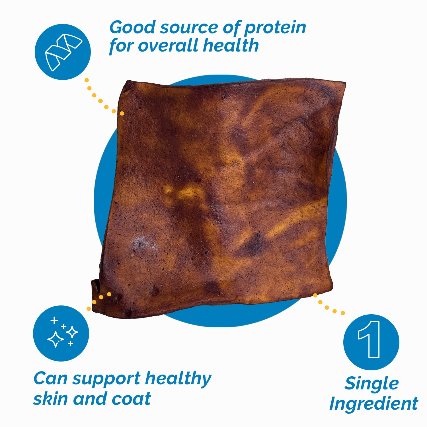 Beef Cheek Beef Basted chews for dogs (2 pounds)  | All natural Long Lasting dog treats