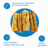 Beef Cheek Rolls (10 Count) - Chew Stick for Dogs 6 inches - Retriever Beef Cheek Roll Chew Stick