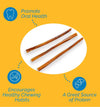 BULLY STICKS for Dogs 6 or 12 Inches - 1 Pound  | 100% Natural Dog Chews
