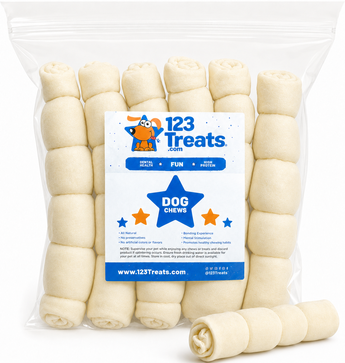 Beef Cheek Dog Chews 10"(6 Count)