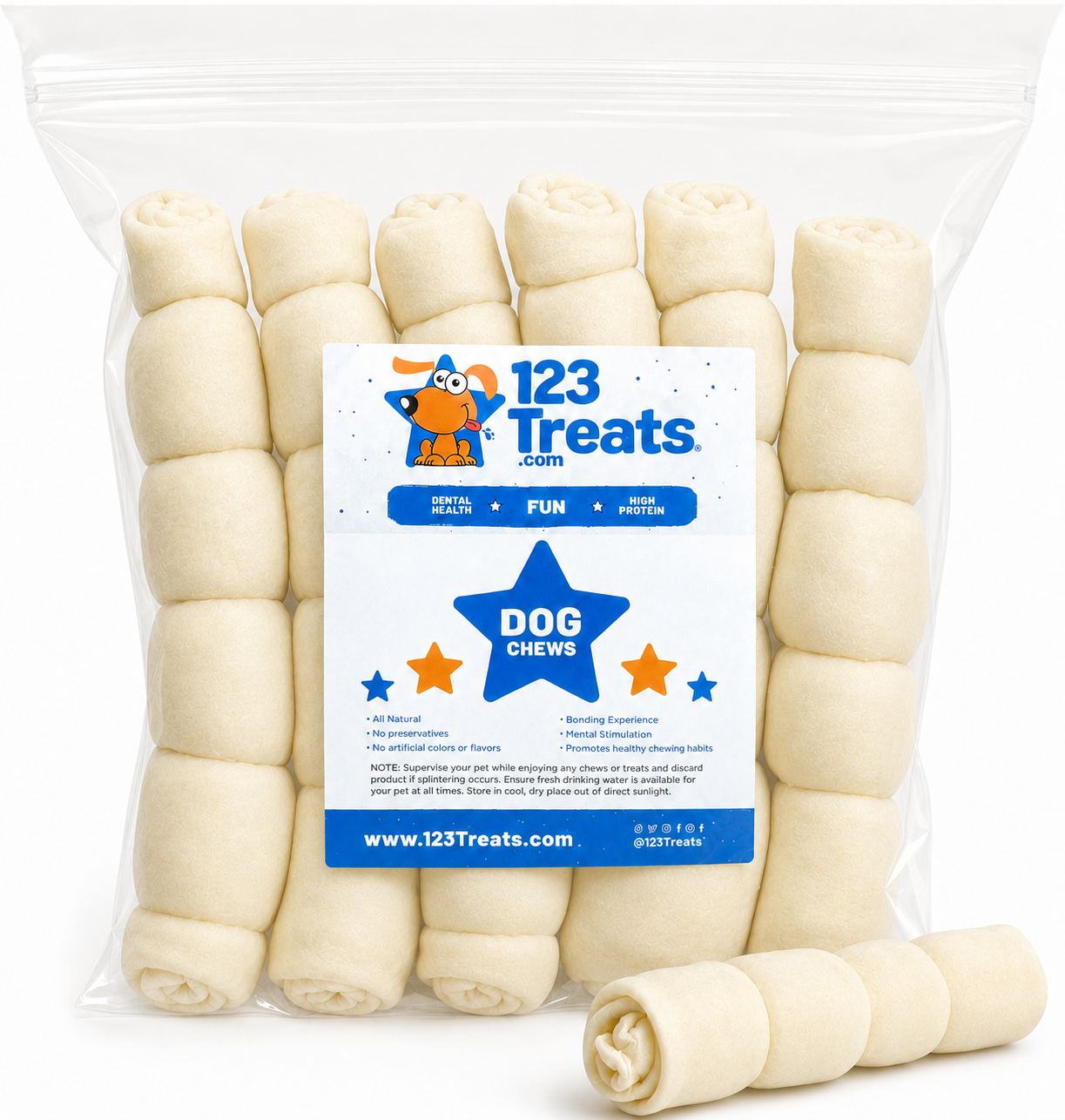 Beef Cheek Dog Chews 10"(6 Count)