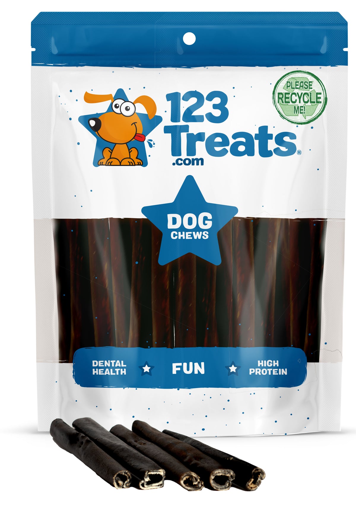 Collagen Stick chews for dogs (Beef Basted) 6&quot; inches - 20 Count