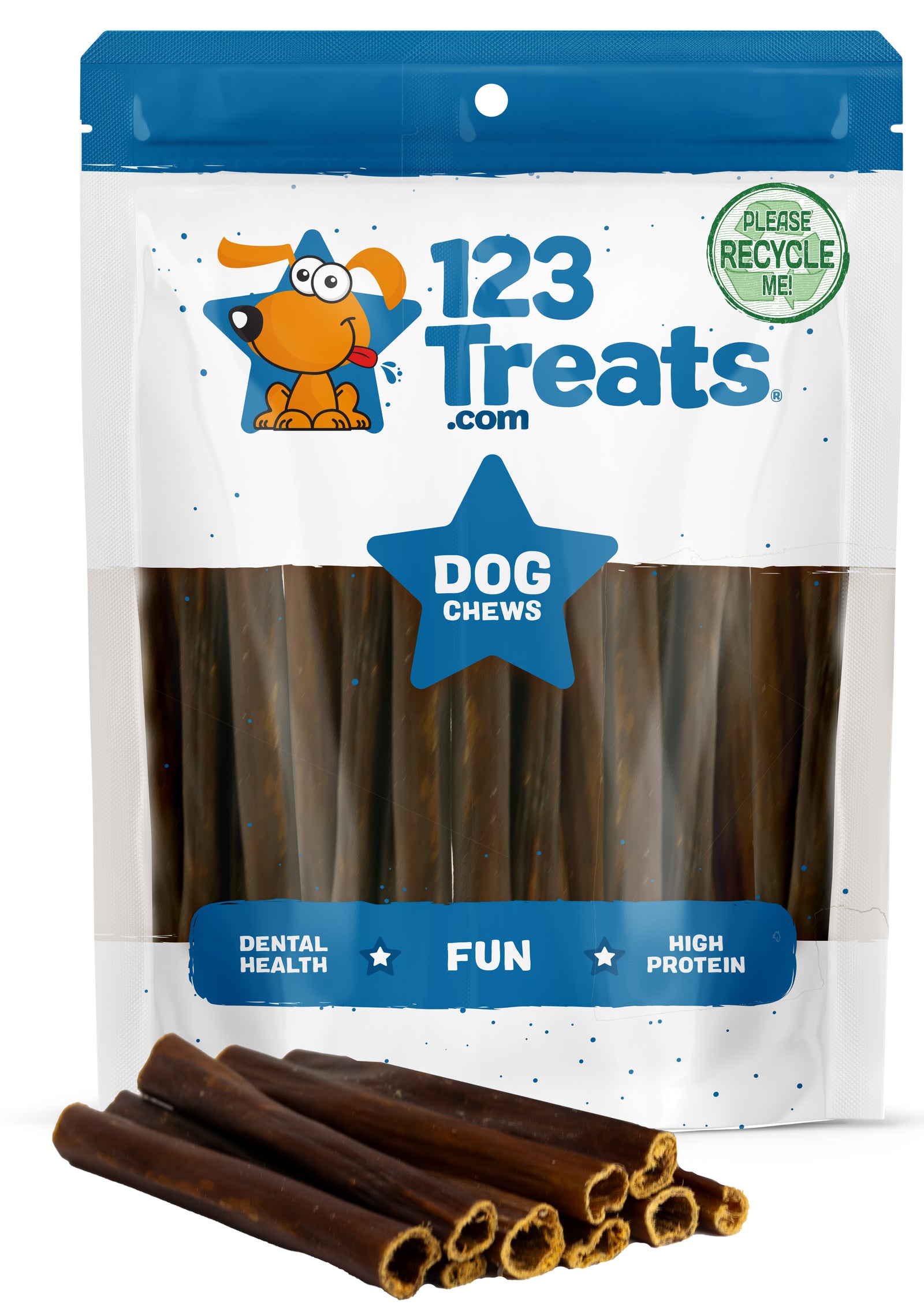 Collagen Chew Sticks for dogs  - 100% Collagen chews by 123 Treats