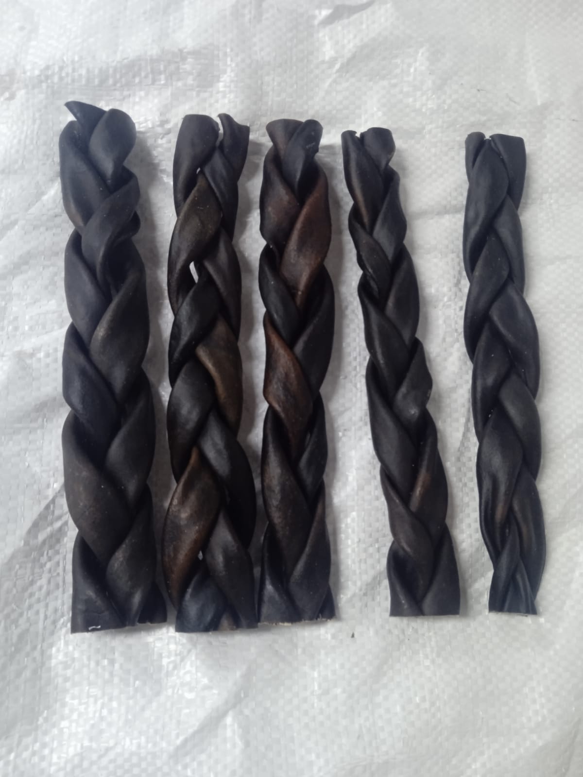 123 Treats Corium Braided 9" KG — Case of 10