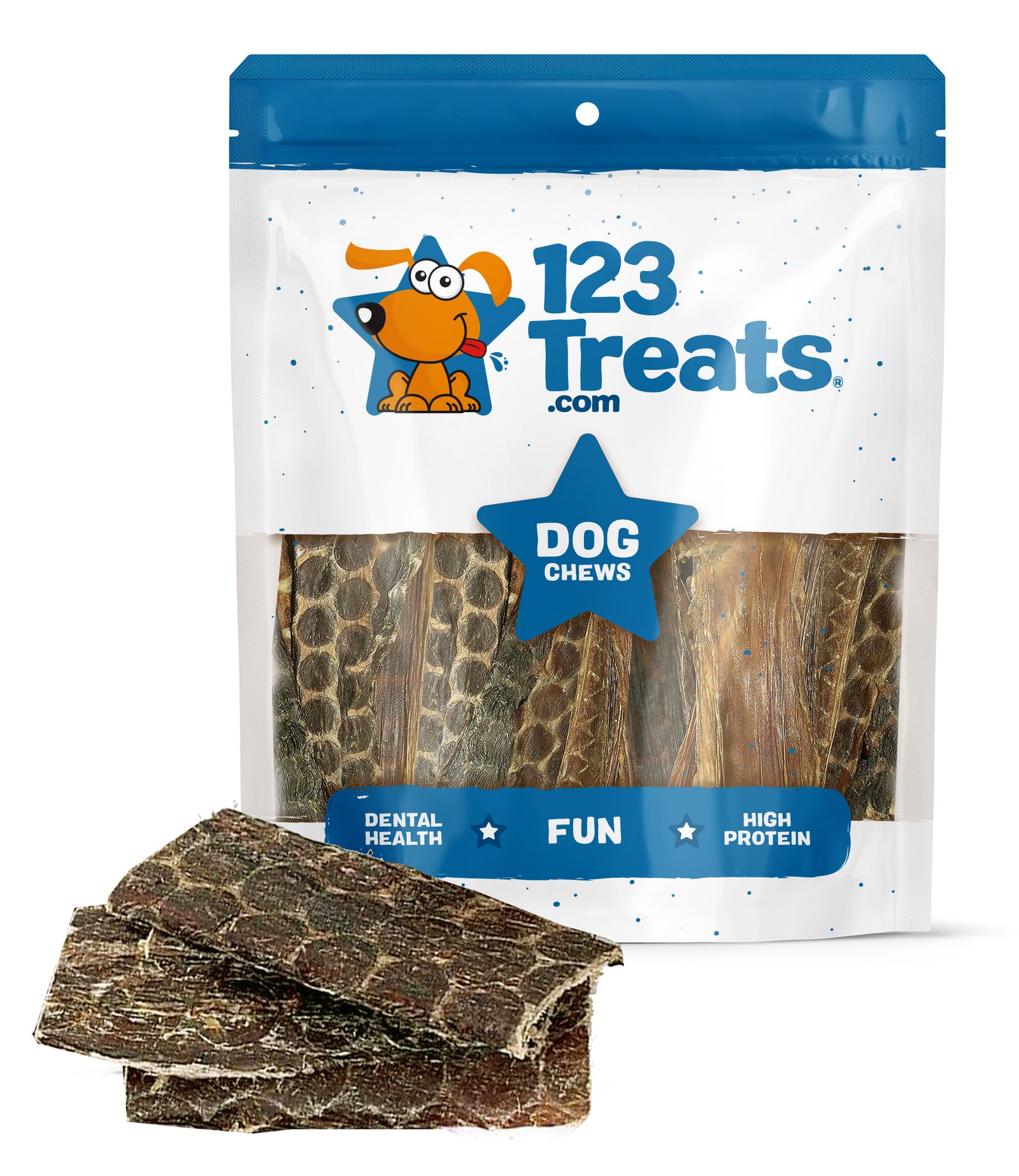 Beef Chews for Dogs (1 Pound) Gullet Jerky treats  | All Natural Esophagus Treats