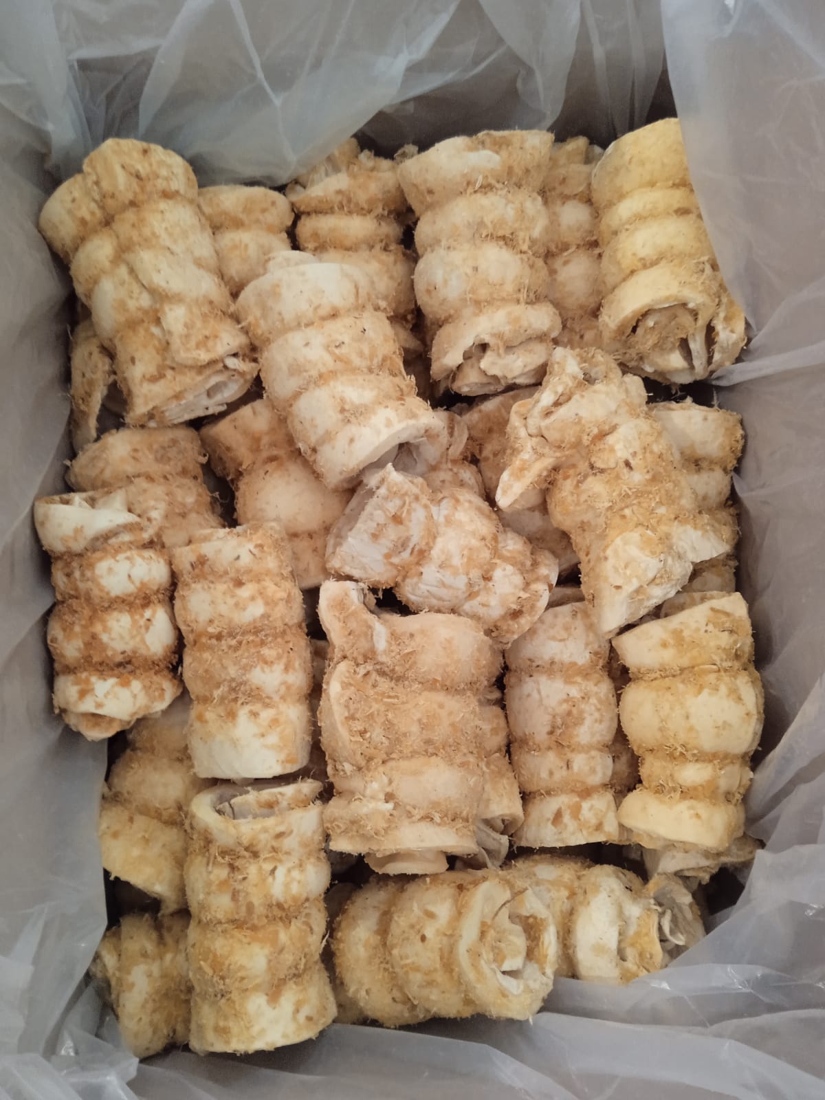 123 Treats Mini Beef Cheek Roll With Bully 3-4" — Case of 80