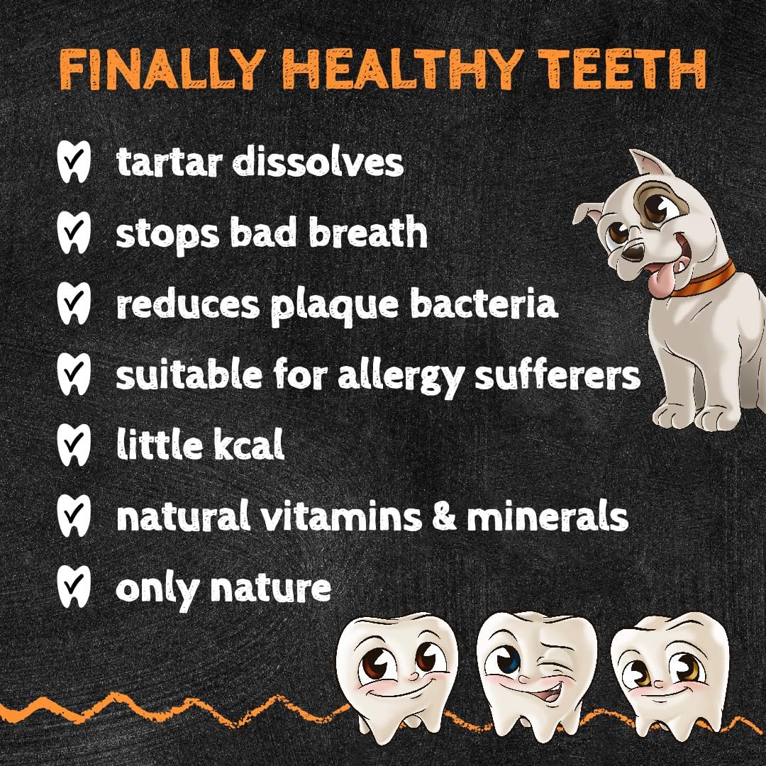 Qchefs Sizzles for Dogs - One Month Supply* - Oral Health Snack with Amino Acids