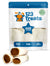 Stuffed Shin BONES for dogs 3 - 4 inches with Peanut Butter Flavor 5 or 10 Count