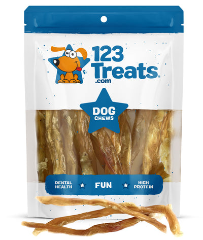 Beef Tendon Sticks Chews for Dogs 7-9 inches - 8 oz - Made in USA