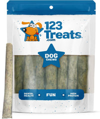 Fish Sticks Rolls For Dogs - 6 Inches (30 Count) | Premium Natural Fish Dog Treats - Healthy & Delicious