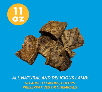 Lamb Lung Stick (11 Ounces) Delicious Lamb Lung Treats for dogs by 123 Treats