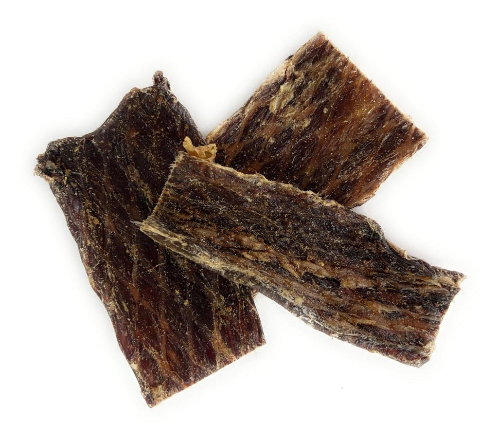 Beef Jerky Treat 5" inches - (25 Count) Chews for dogs-Made in USA