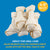 4-5" Rawhide Bones for dogs | Premium Rawhide Chews (15, 25, 50 or 100 Count)