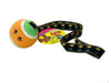 Tennis Ball with Tug Strap | Scoochie Poochie | Tough ball toy for dogs