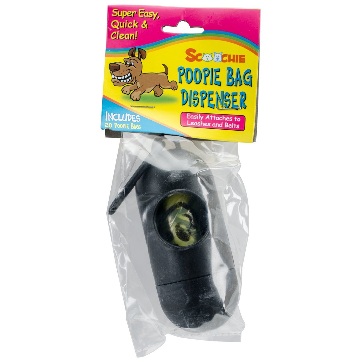 Scoochie Poop Bag Dispenser With Refill Bags-