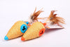 Carrot Roll Play 3 in 1 Catnip Holder, Treat Dispenser, and Sisal Scratcher Cat Toy Blue