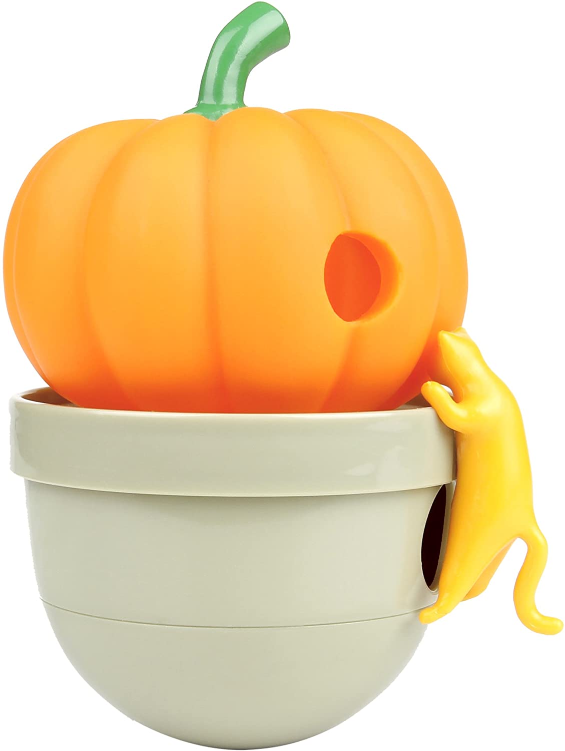 Interactive Pet Toy with treat dispenser and catnip compartment |