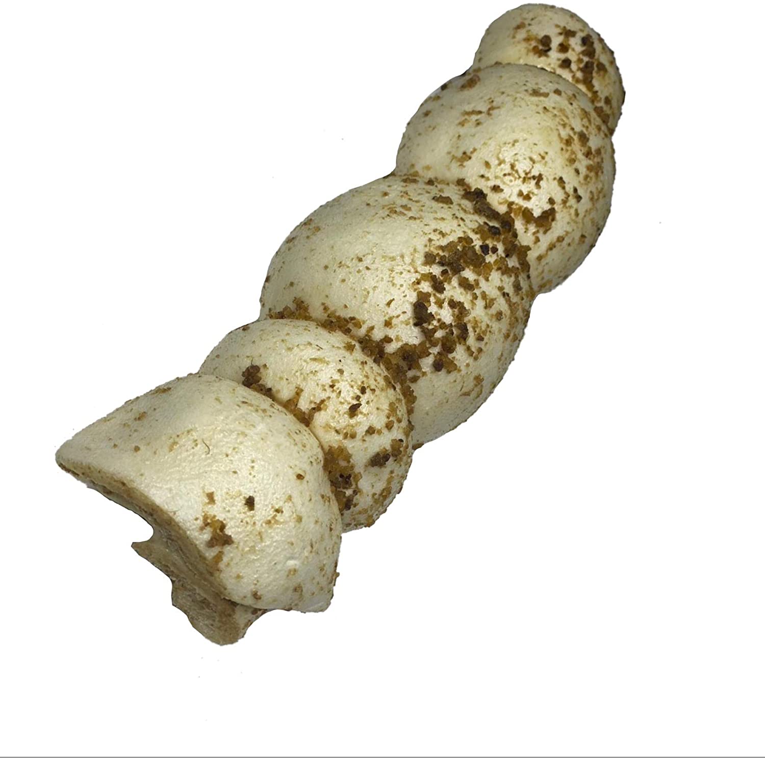 Beef Cheek for Dogs 10-12" inches (6 Count) Thick Retriever Rolls Beef chews with Bully Dust