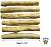 9-10 inches Rawhide with Chicken Retriever Roll Delicious Dog Stick Chews