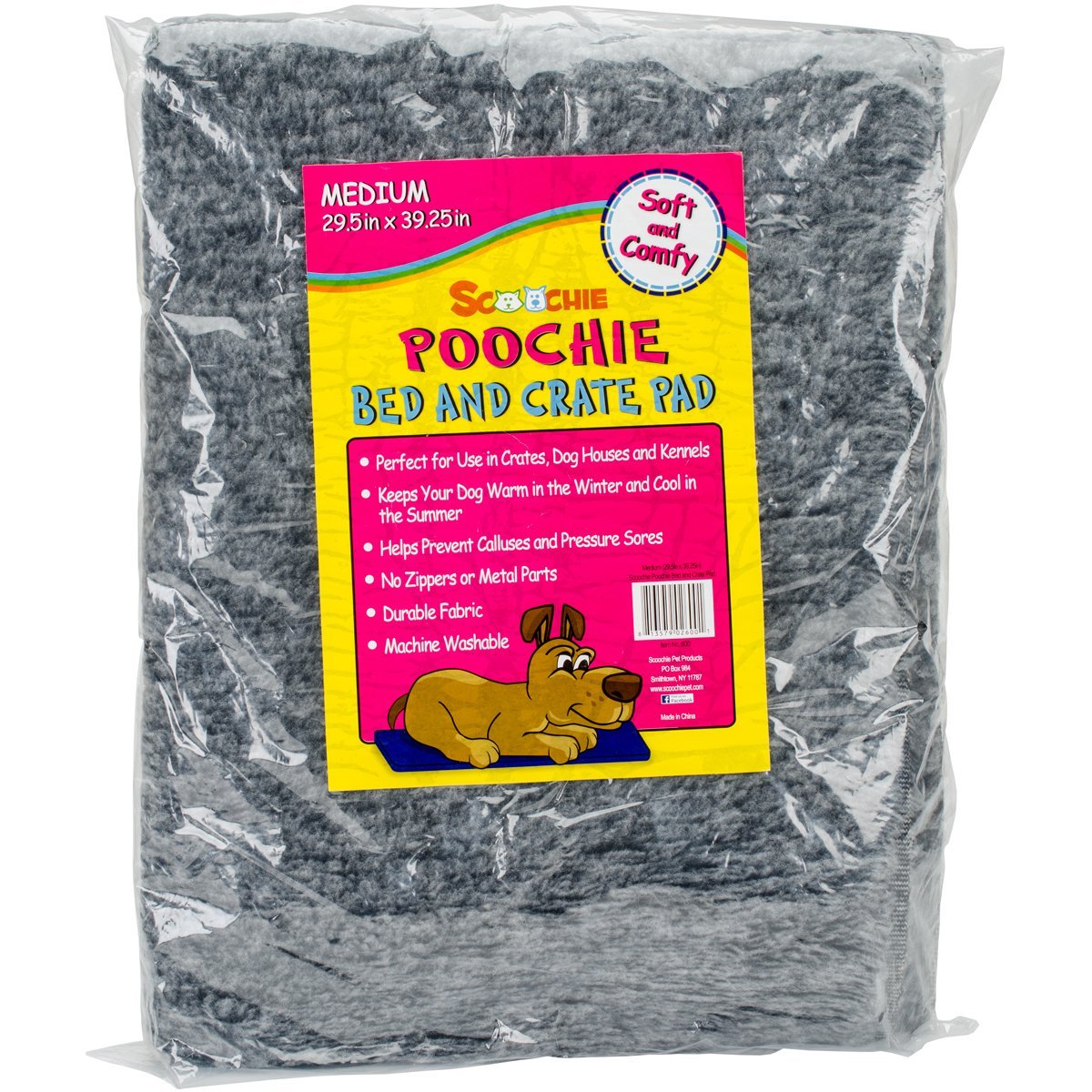 Scoochie Poochie Bed And Crate Pad 29.5x39.25-Medium