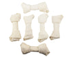 RAWHIDE BONES 5-6" with 4.5" long Bully stick inside - Long lasting dog chew 10 or 30 Count