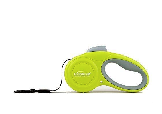 Small Cozy grip 10 feet Retractable Dog Leash - up to 22lb  with Longer Grip handle