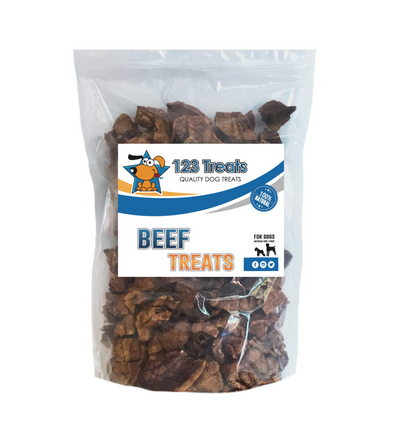BEEF LUNG Dog Treats  - All Natural and delicious by 123 Treats