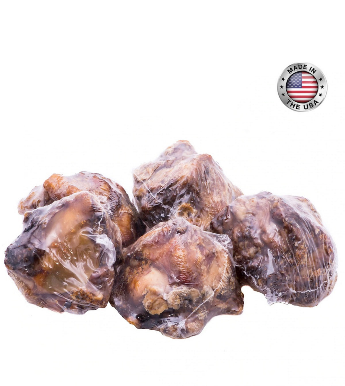 Beef Knee Cap Bone Chews for Dogs - Made in USA