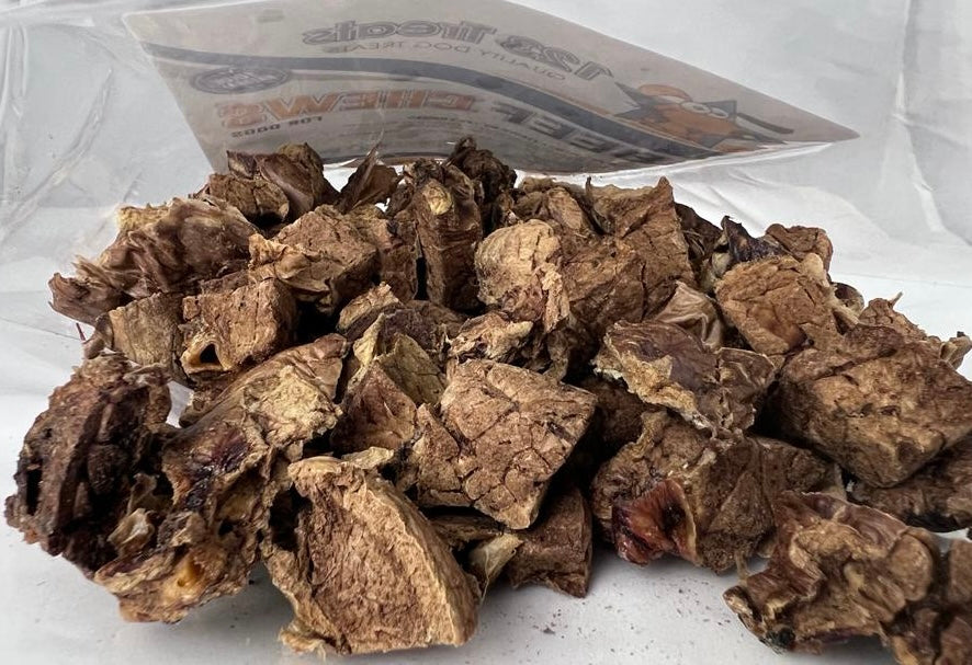 BEEF LUNG Dog Treats (11 Ounces) All Natural and delicious by 123 Treats