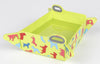 Green Chop2bowl Dog and Cat Travel Collapsible Water and Food Bowl Snap on Chopping Board