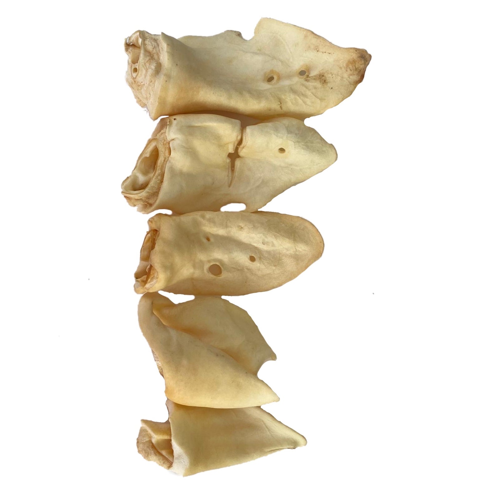 WHITE COW EARS for Dogs 10, 20, 50, 100 or 200 Count | 100% Natural Large Cow Ears Bulk Dog Treats