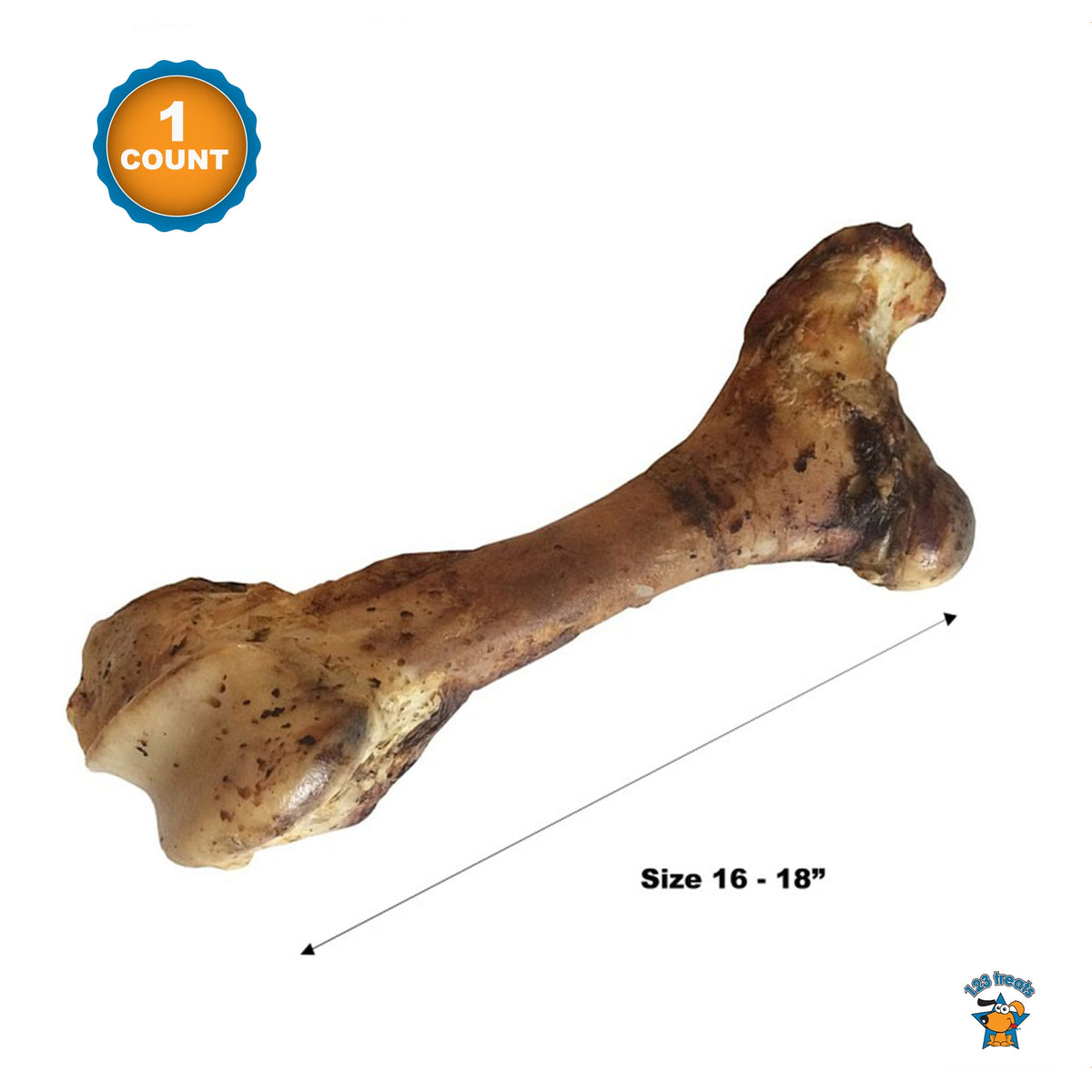 Giant Femur Bone 16 - 18&quot; - Mammoth Dog Bones for Aggressive Chewers