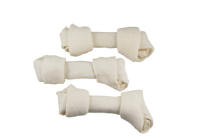 8-9 inches Large Rawhide Bones (15 Count) 100% Natural Bulk Bones